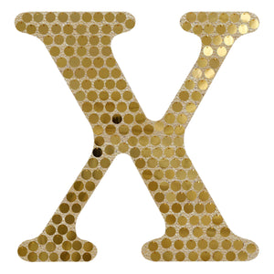 Letra X Oro