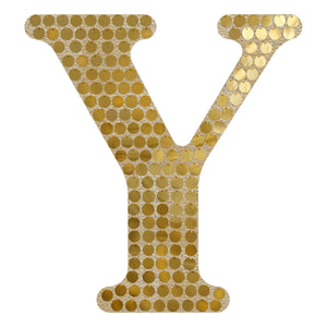 Letra Y Oro