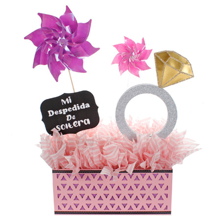 Centro De Mesa Anillo Despedida De Soltera