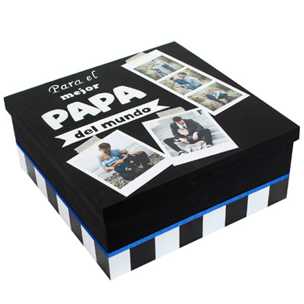Caja Con Fotos Papá