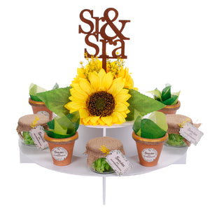 Despachador Recuerdos Boda Girasol
